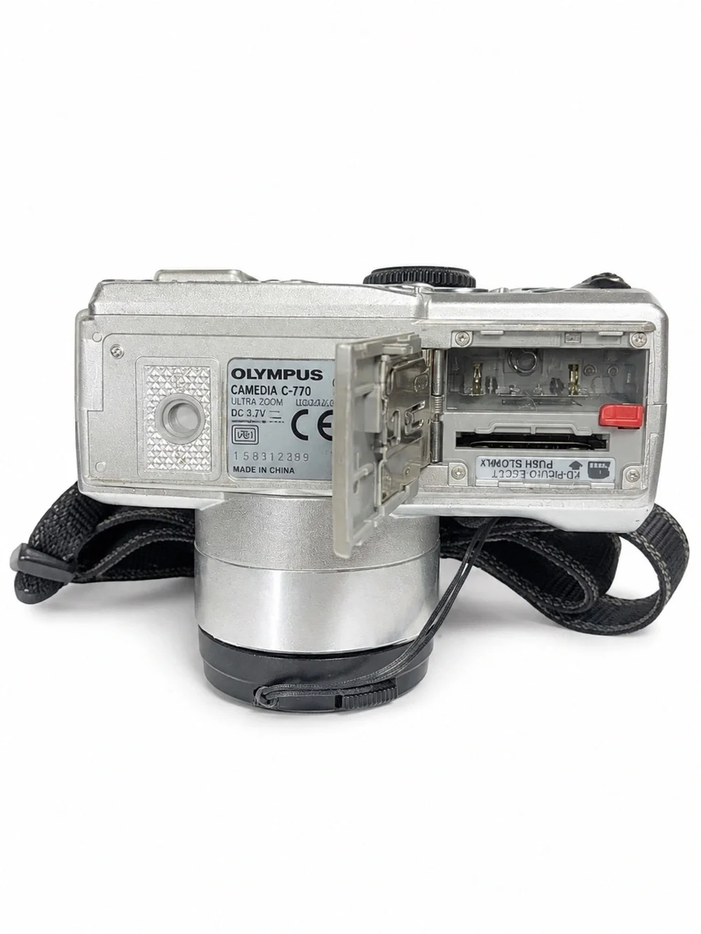 Olympus Camedia C 770 Ultra Zoom 4MP Digital Camera Tested 2 Batteries Strap